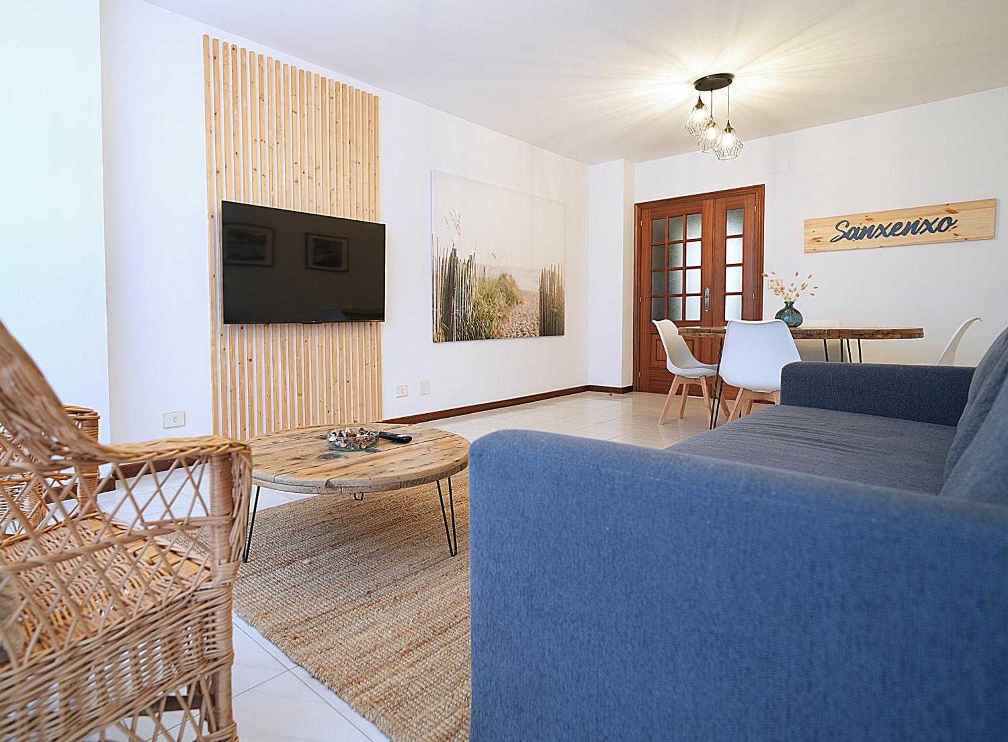 Apartamento De Playa En Sanxenxo Con Parking Exterior photo